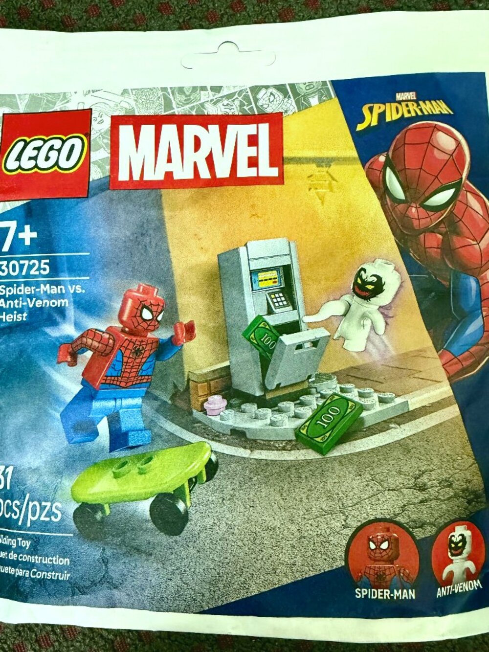 LEGO Marvel Spider-Man vs Anti-Venom Heist Polybag 30725 New Sealed 2026